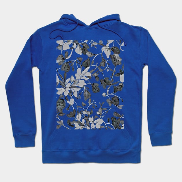 Fabric Pattern of Leaves Hoodie by likbatonboot